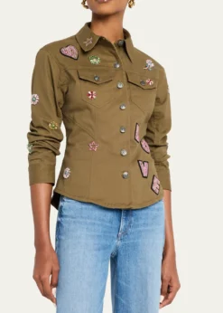 Cinq a SeptCanyon Ditsy Love Scrunched Jacket