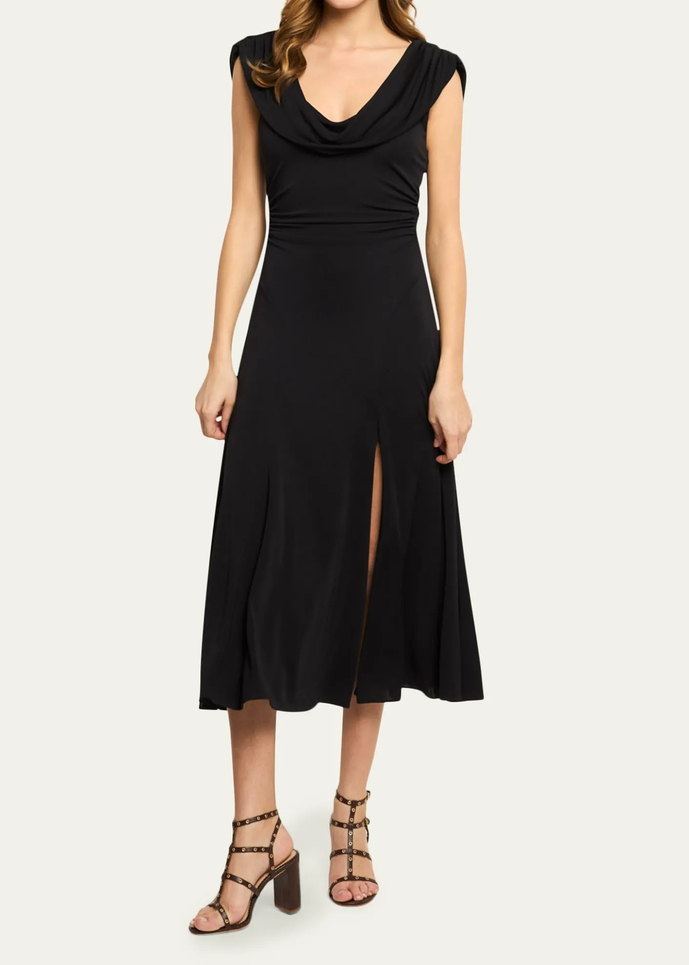 Cinq a SeptCarino Draped Midi Dress