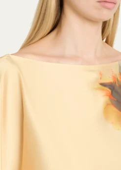 Cinq a SeptCarole Watercolor Floral Top