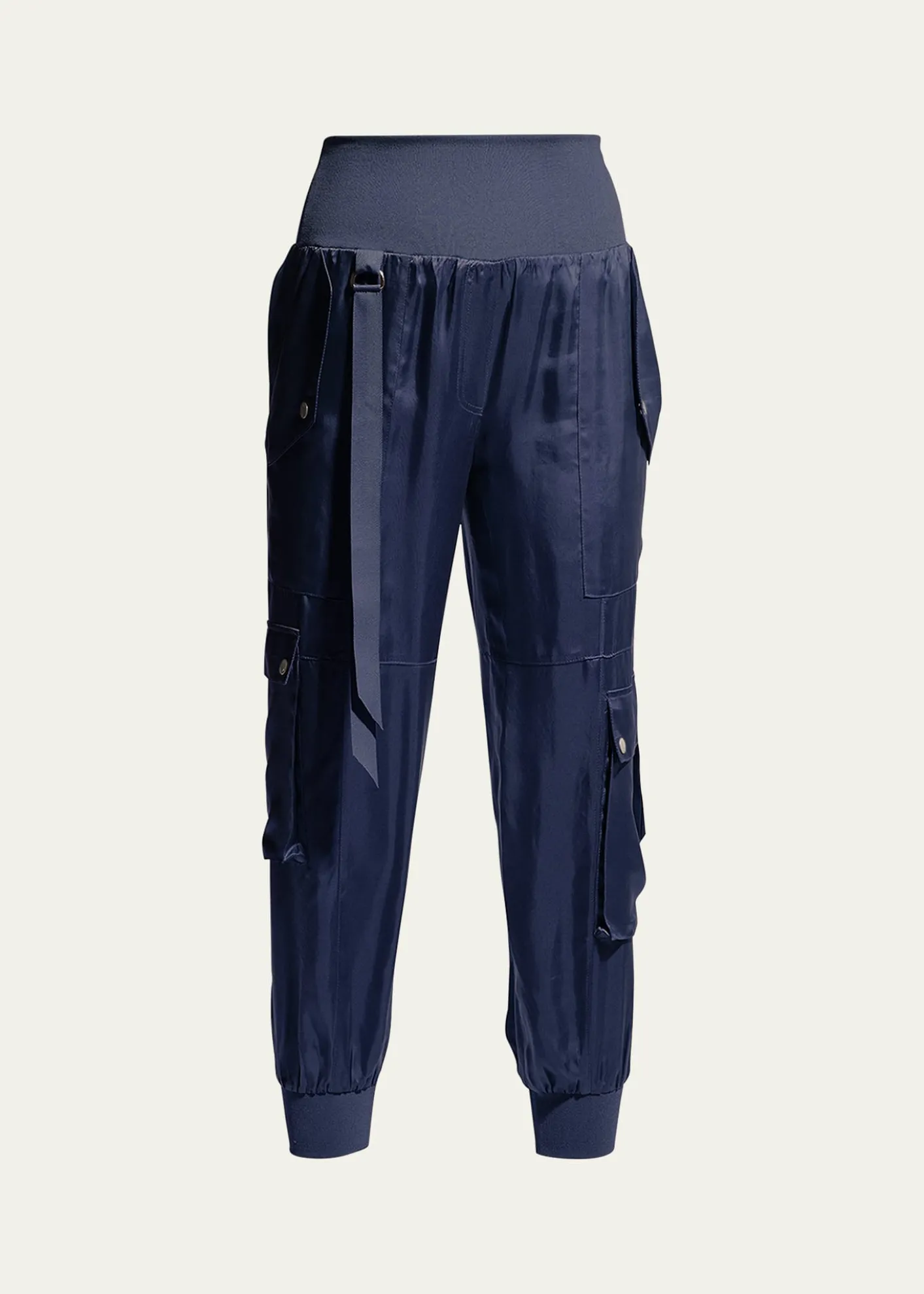 Cinq a SeptHarmony Satin Cargo Jogger Pants
