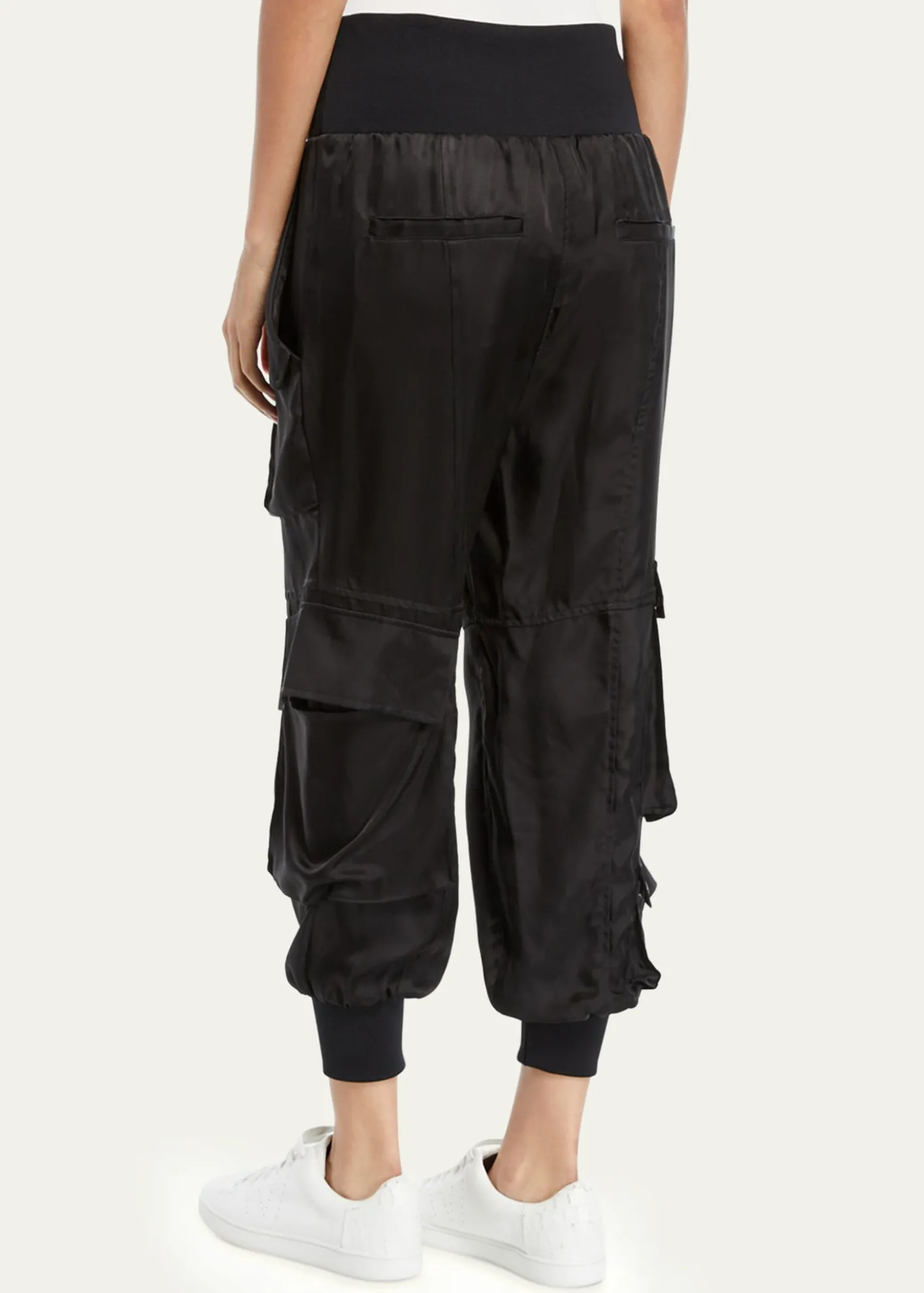 Cinq a SeptHarmony Satin Cargo Jogger Pants