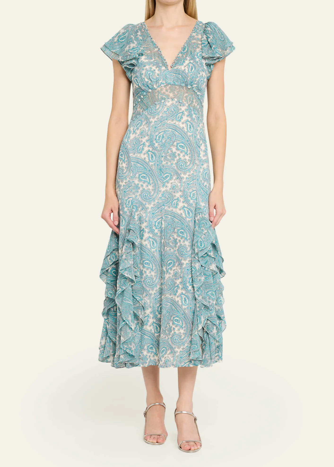 Cinq a SeptHendrix Paisley Maxi Dress