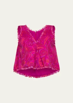 Cinq a SeptIbbie Paisley Bloom Top