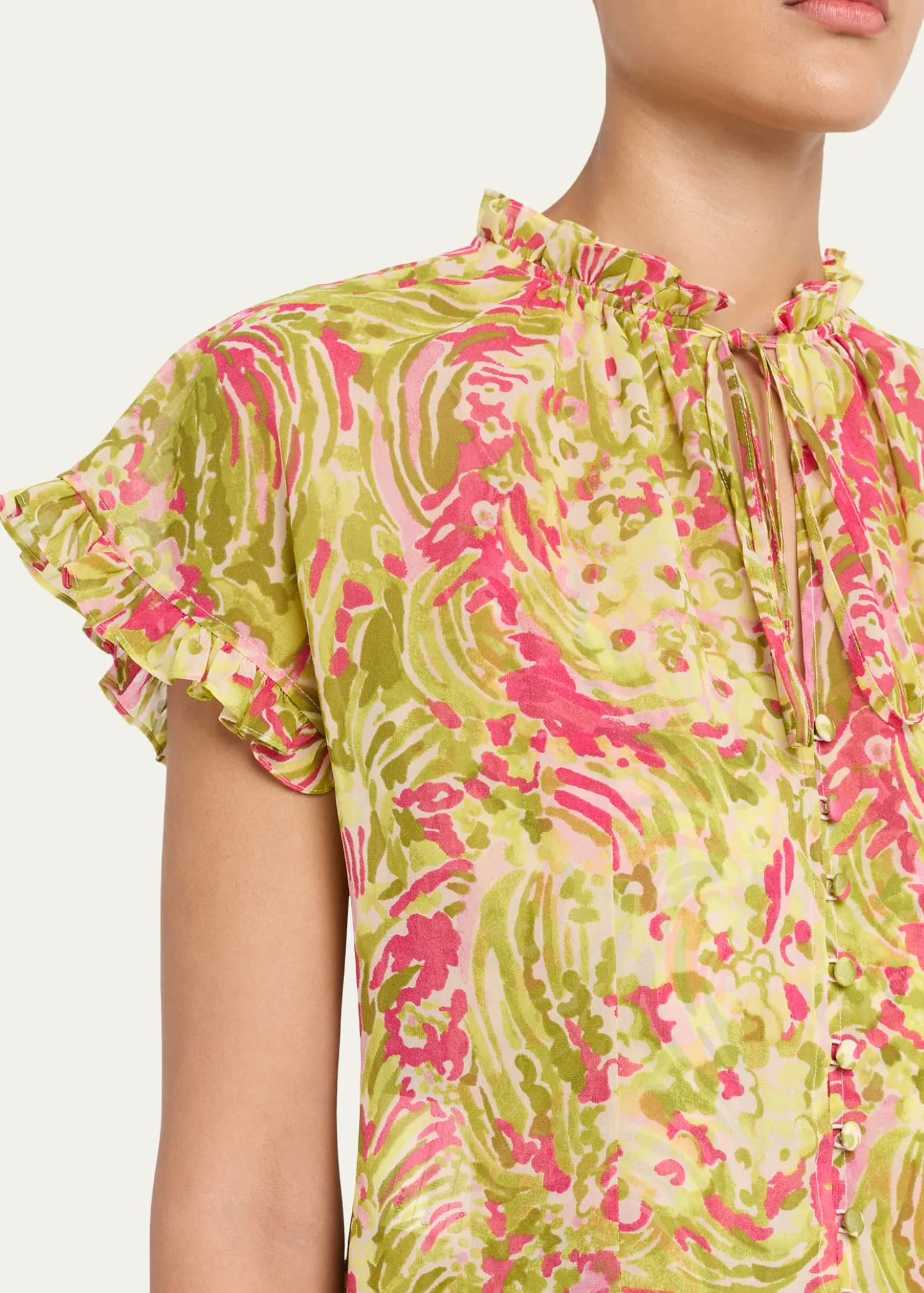 Cinq a SeptJeni Daisy Swirl Top