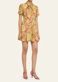 Cinq a SeptKari Daisy Swirl Mini Dress