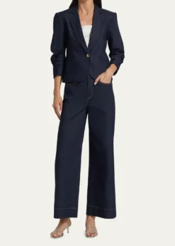 Cinq a SeptKhloe Petit Denim Blazer