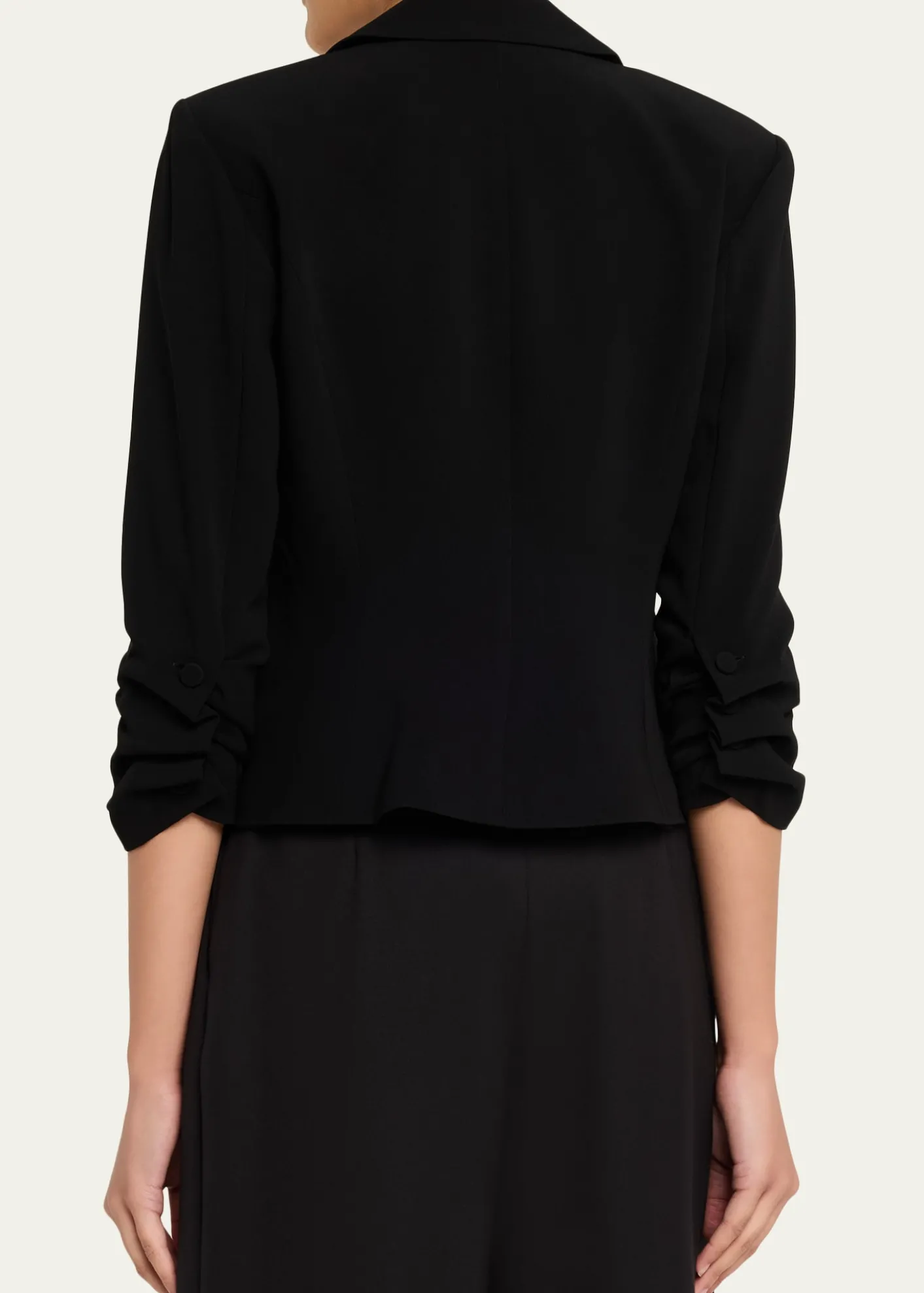 Cinq a SeptKhloe Petite Cropped 3/4-Sleeve Blazer