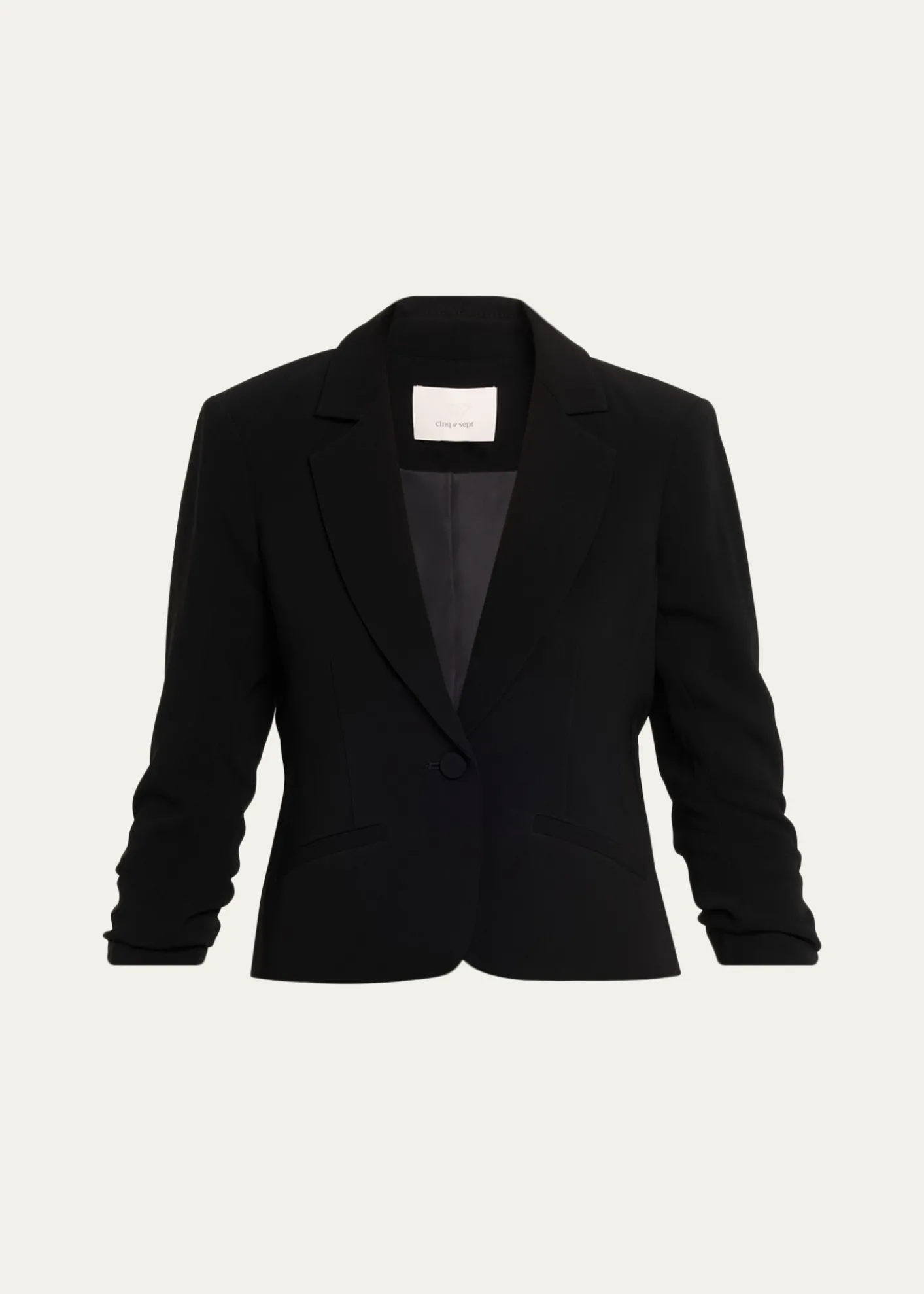 Cinq a SeptKhloe Petite Cropped 3/4-Sleeve Blazer