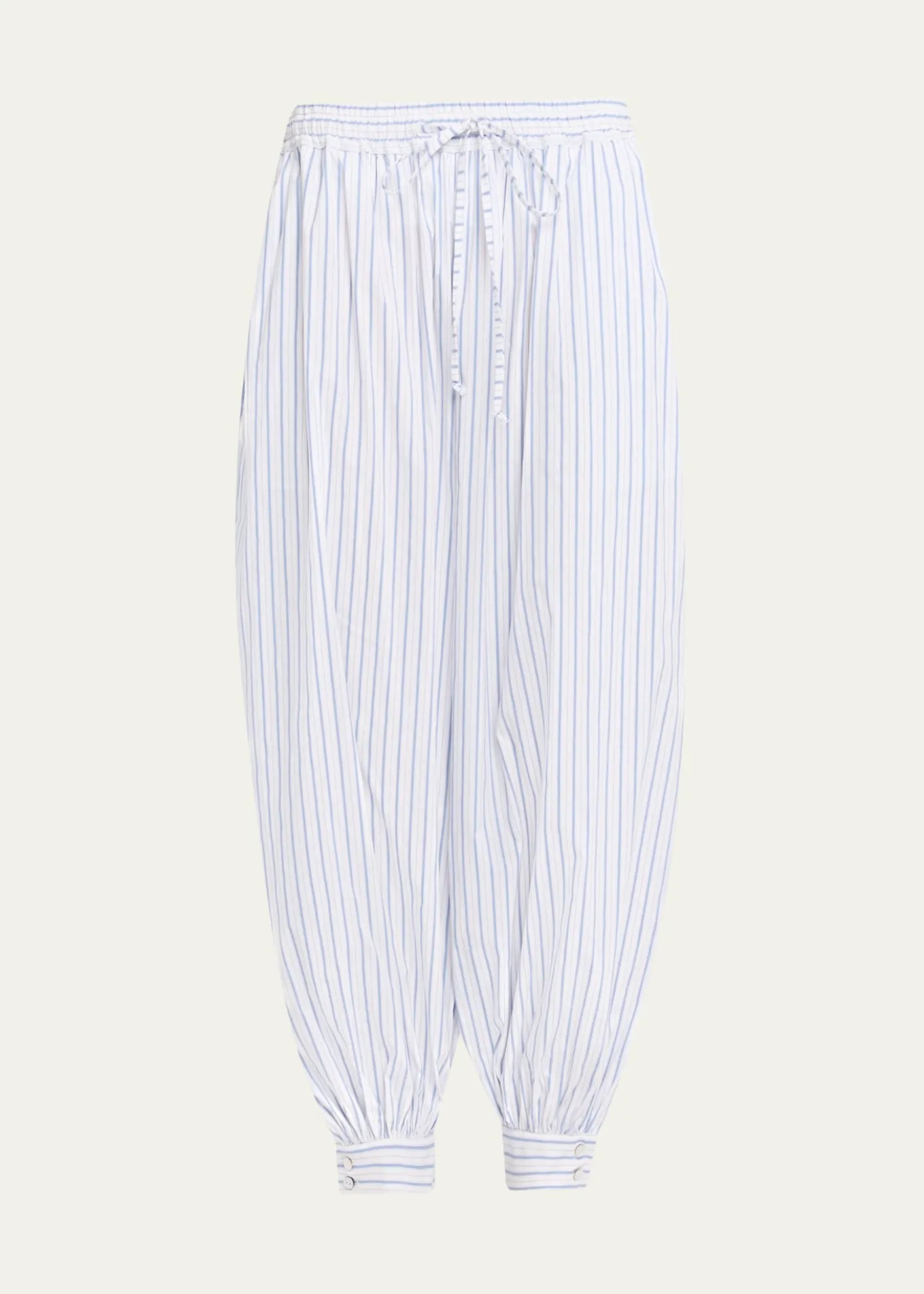 Cinq a SeptLeo Striped Drawstring Balloon Pants