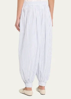 Cinq a SeptLeo Striped Drawstring Balloon Pants