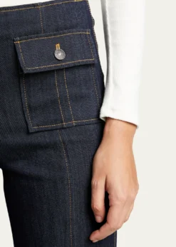 Cinq a SeptLong Azure Pants
