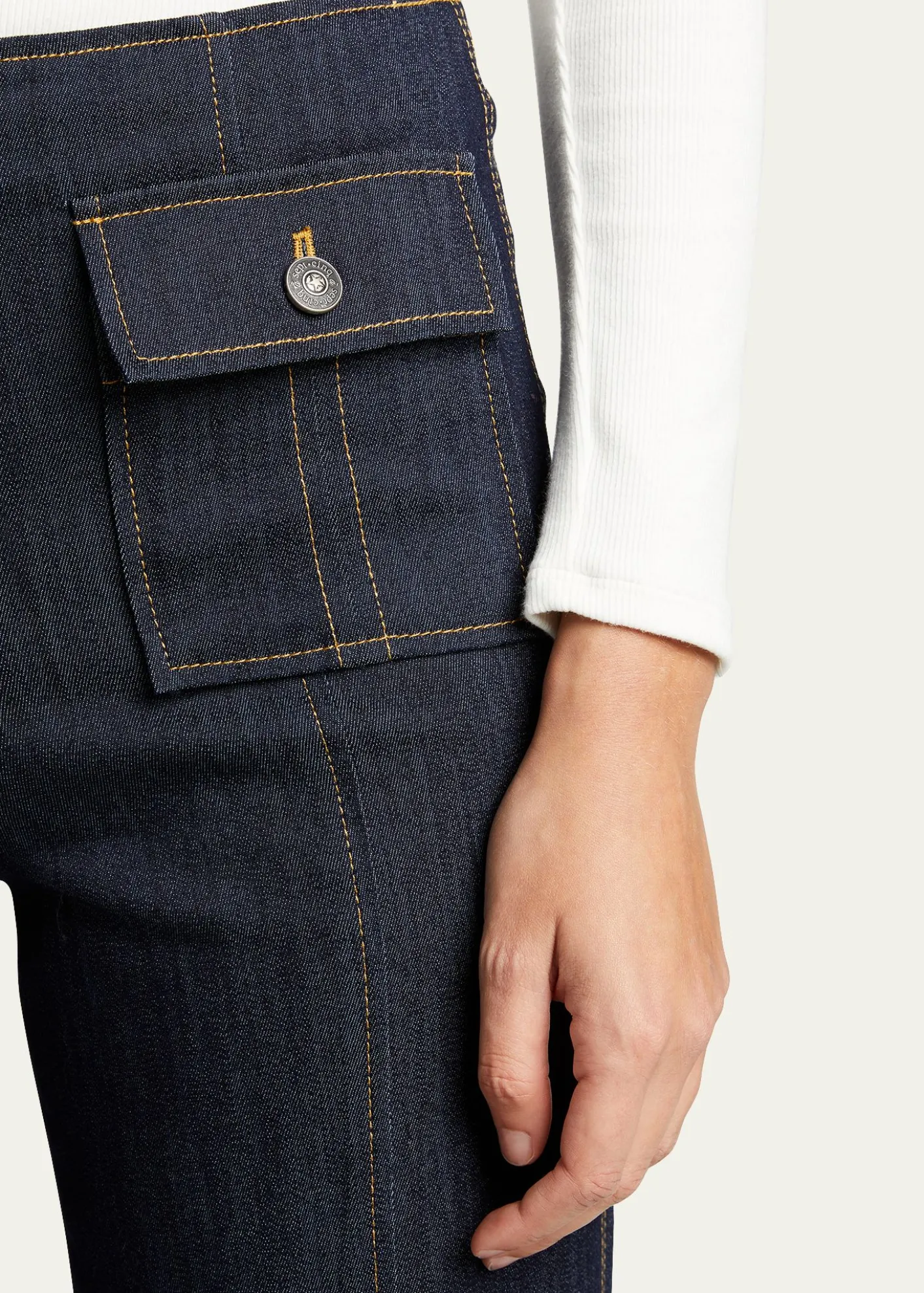 Cinq a SeptLong Azure Pants