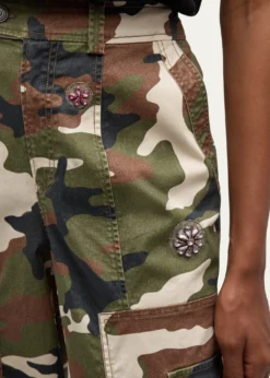 Cinq a SeptLove Camo Zola Embellished Twill Pants