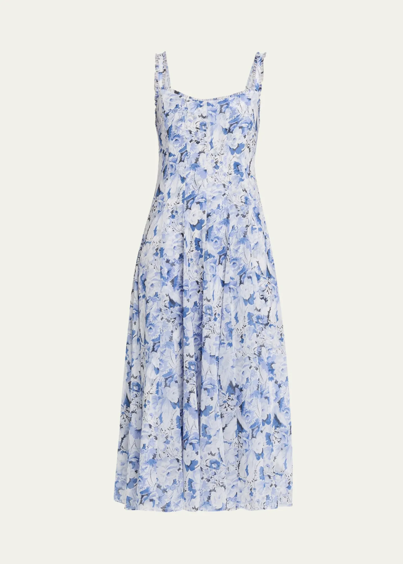 Cinq a SeptMarmo Heirloom Petals Midi Dress