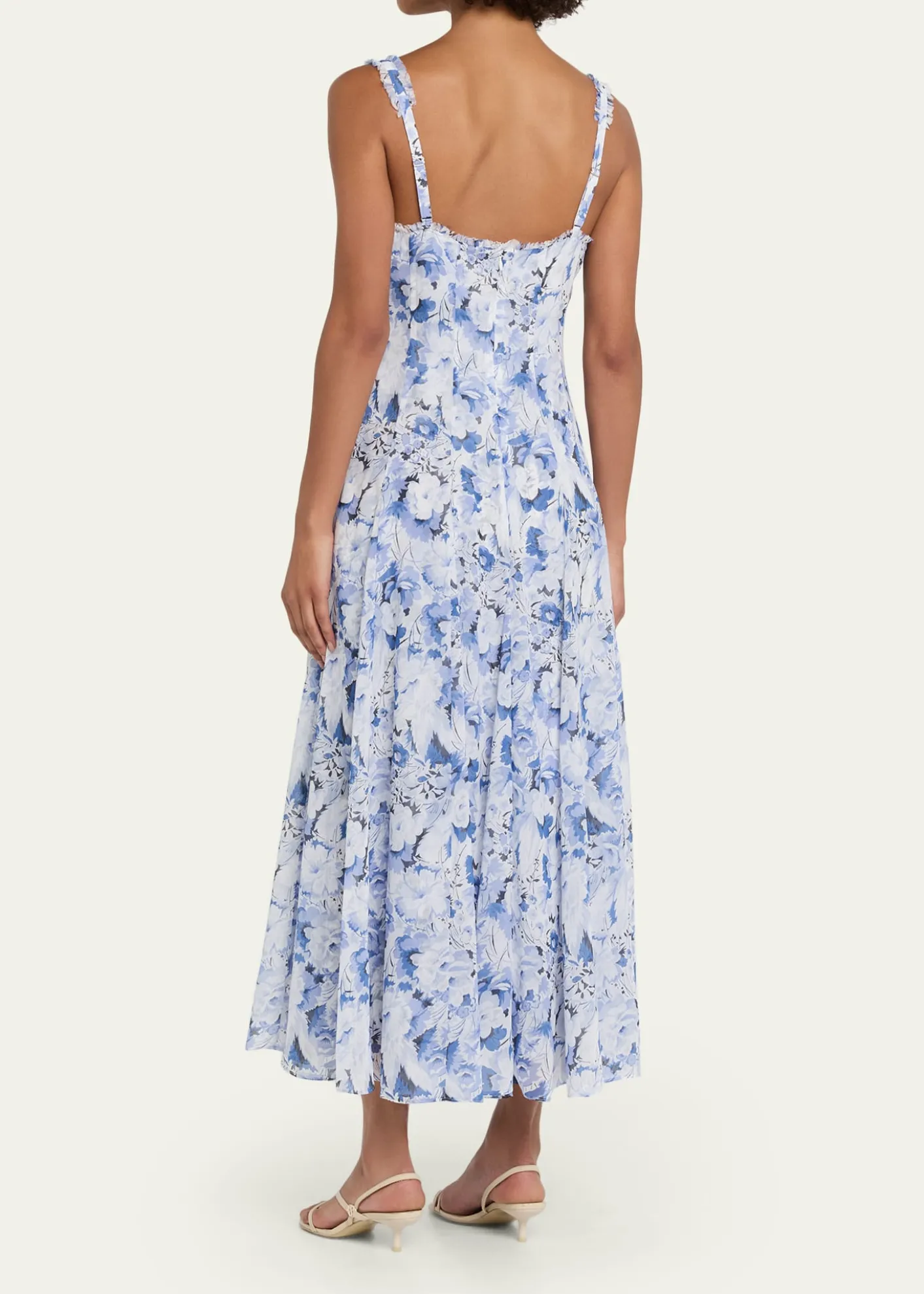 Cinq a SeptMarmo Heirloom Petals Midi Dress