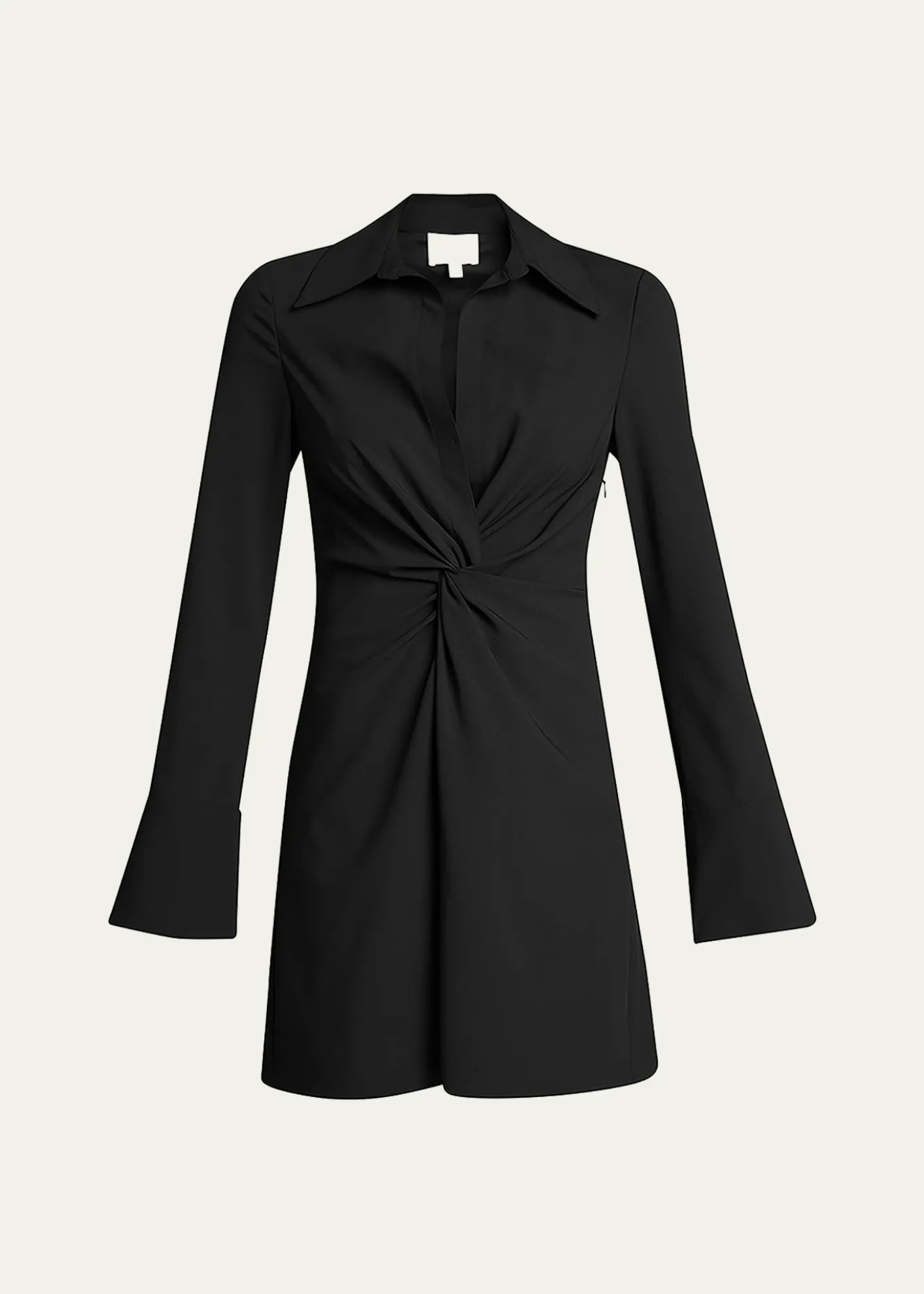 Cinq a SeptMckenna Twist-Front Collared Dress