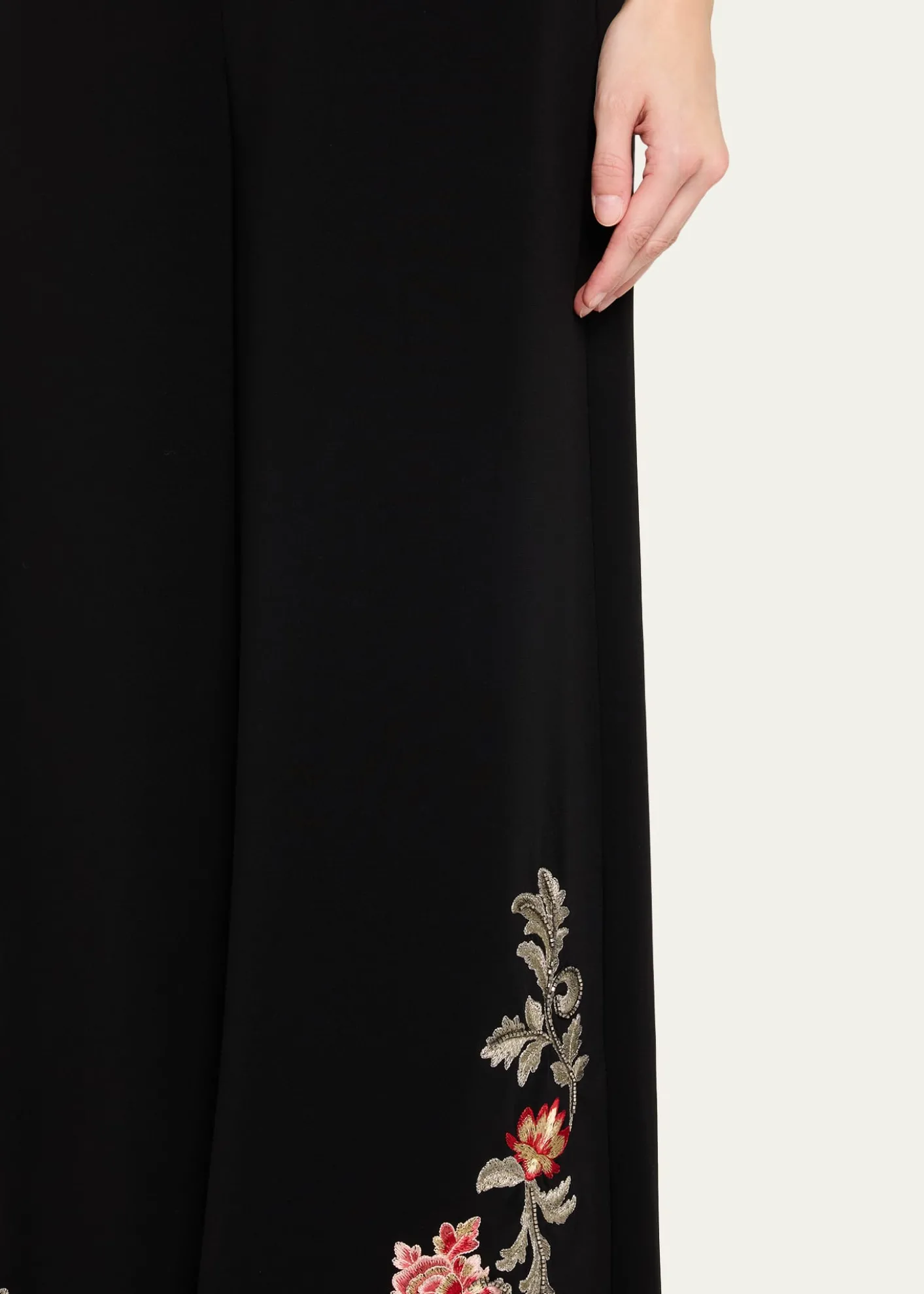 Cinq a SeptRococo Embroidered Pants