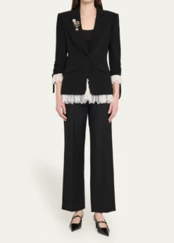 Cinq a SeptRoxie Blazer w/ Lace