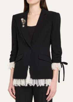 Cinq a SeptRoxie Blazer w/ Lace