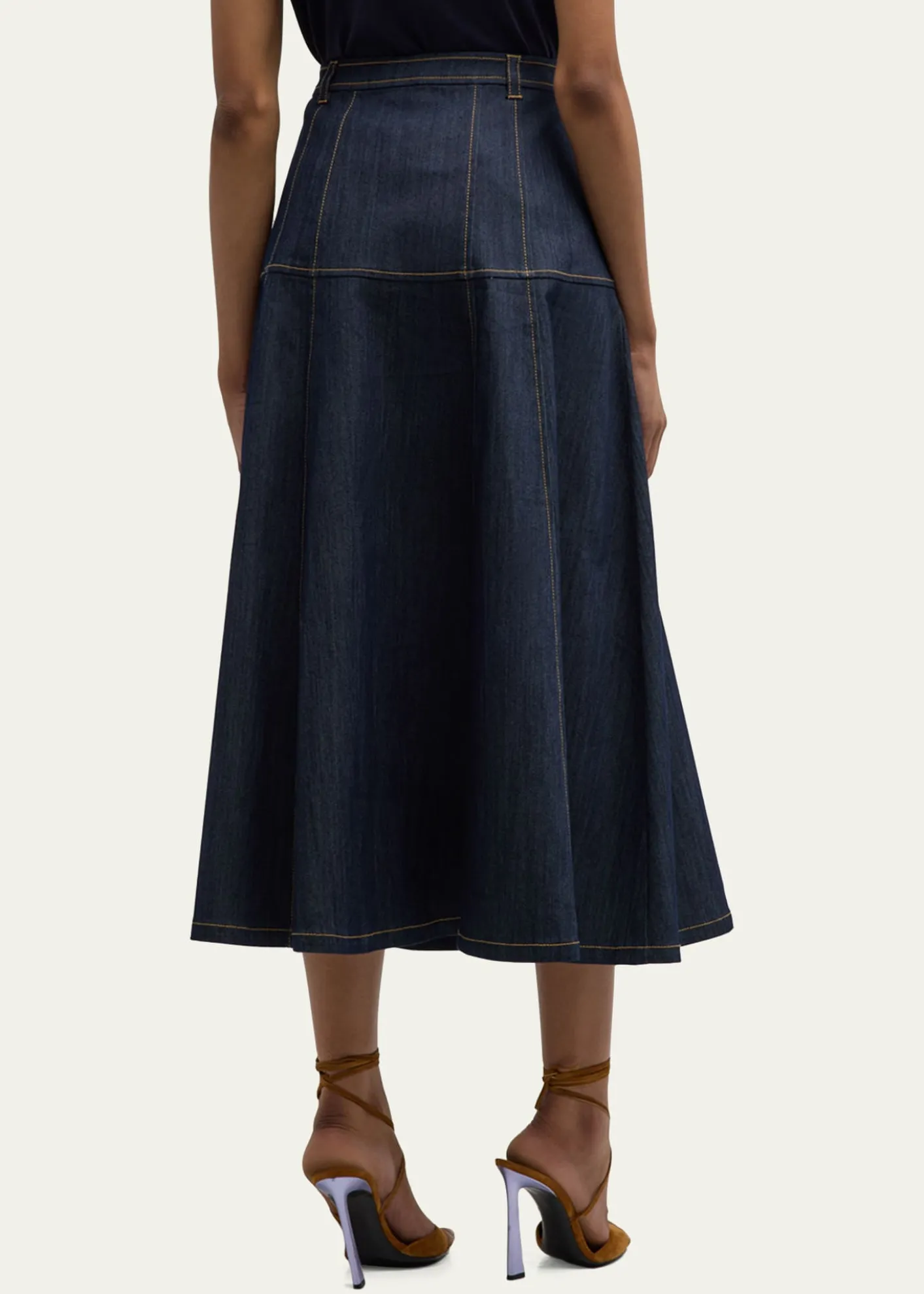 Cinq a SeptVeena Denim Midi Skirt