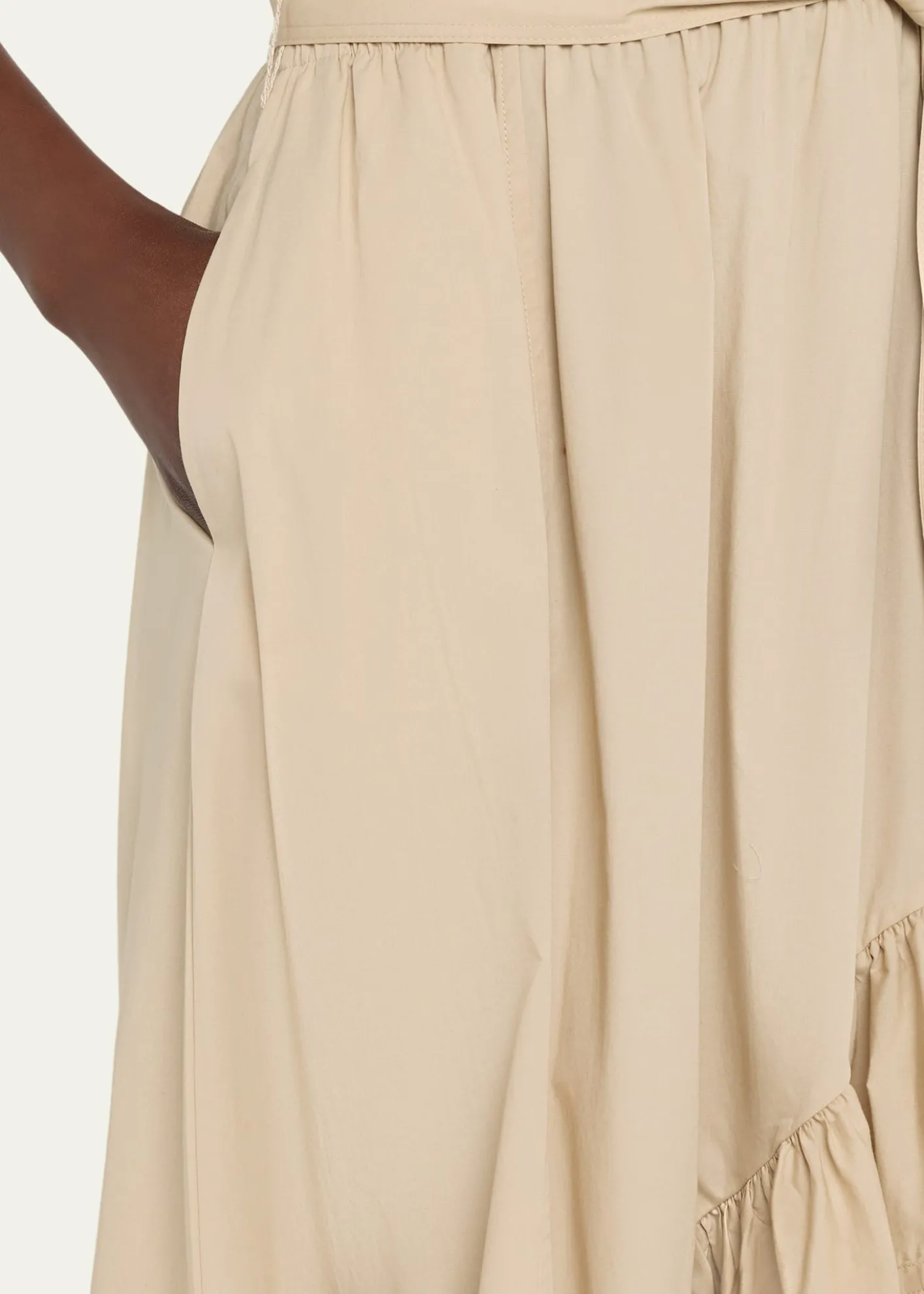 Cinq a SeptZayla Two-Tone Midi Dress