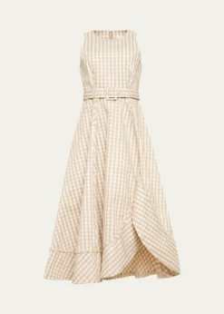Cinq a SeptZelda Gingham Midi Dress