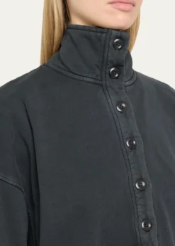 Citizens of HumanityMirelle Buttoned Pullover Sweatshirt