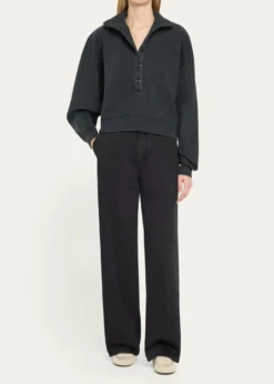 Citizens of HumanityMirelle Buttoned Pullover Sweatshirt
