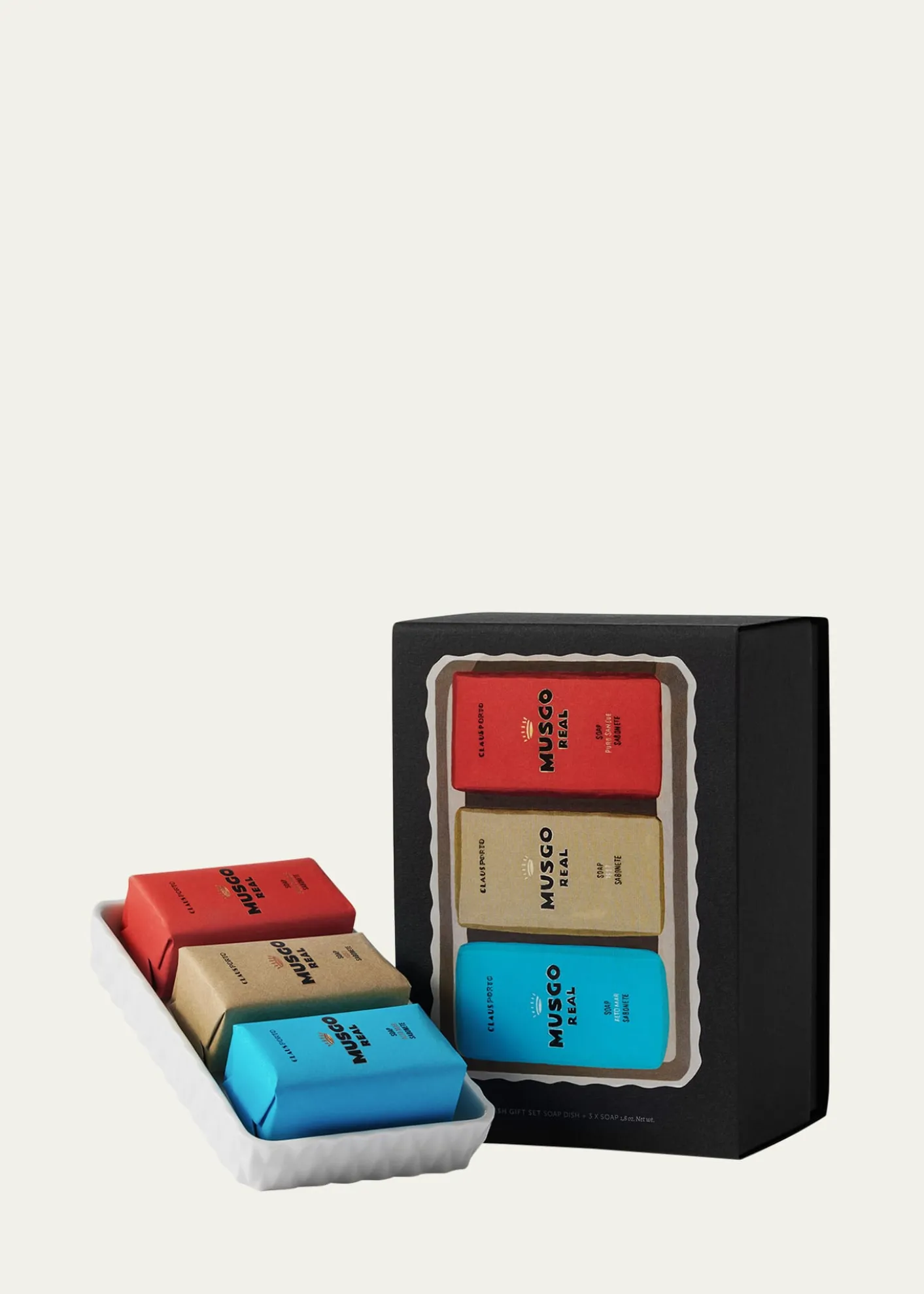 Claus PortoMusgo Real Mini Soaps Gift Box, 3 x 50g