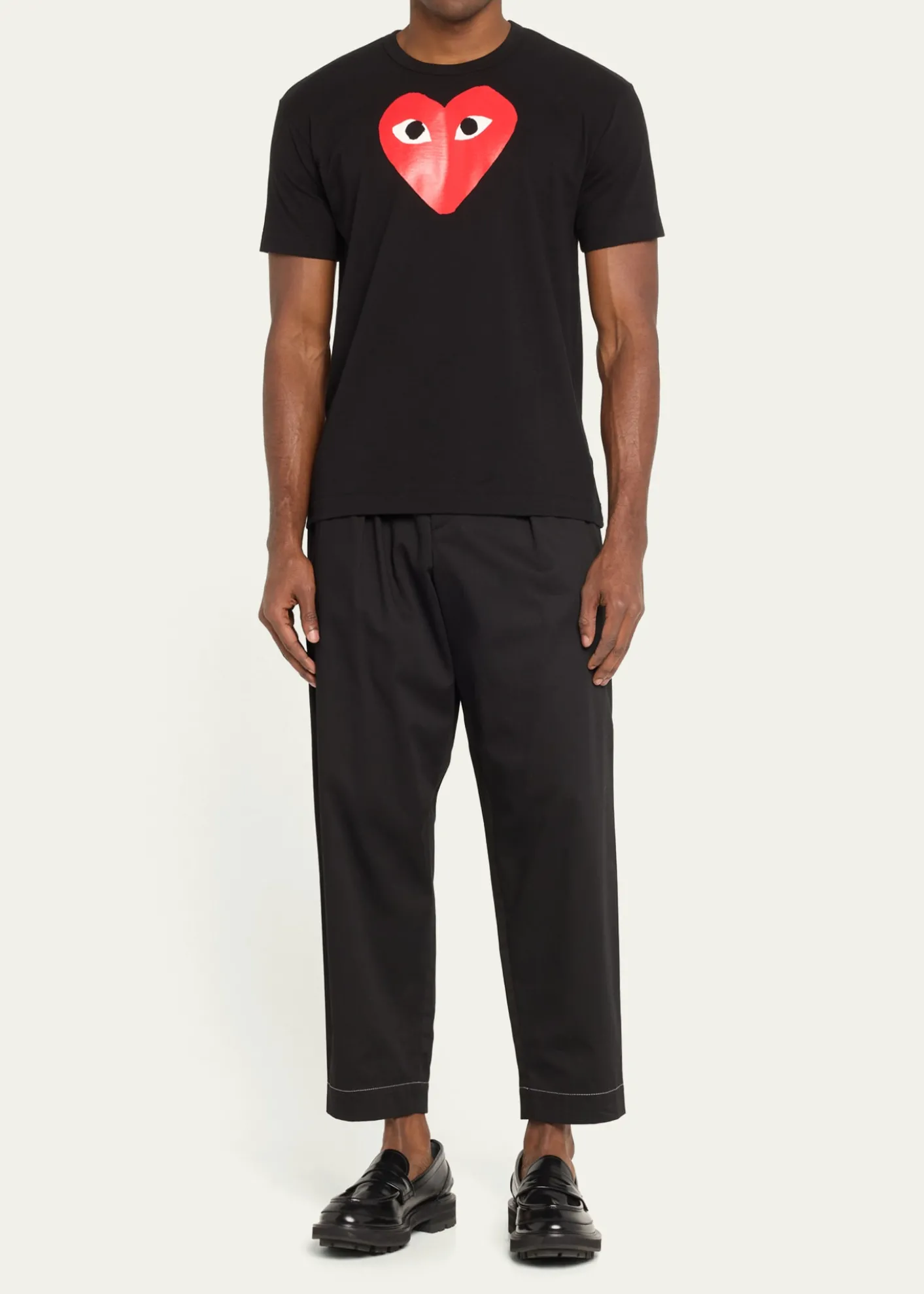 Comme des GarconsMen's Big Heart Short-Sleeve T-Shirt