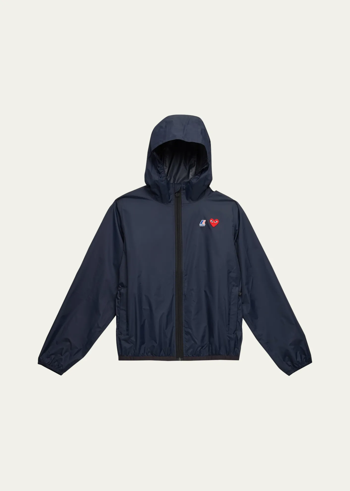 Comme des Garconsx K-Way Lightweight Hoodie, Size 2-12