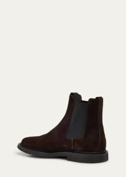 Common ProjectsMen's Suede Rubber-Sole Chelsea Boots