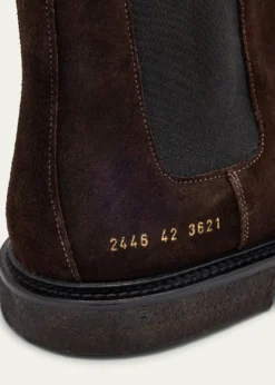 Common ProjectsMen's Suede Rubber-Sole Chelsea Boots