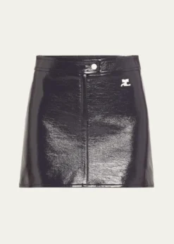 CourregesVinyle Reedition Mini Skirt