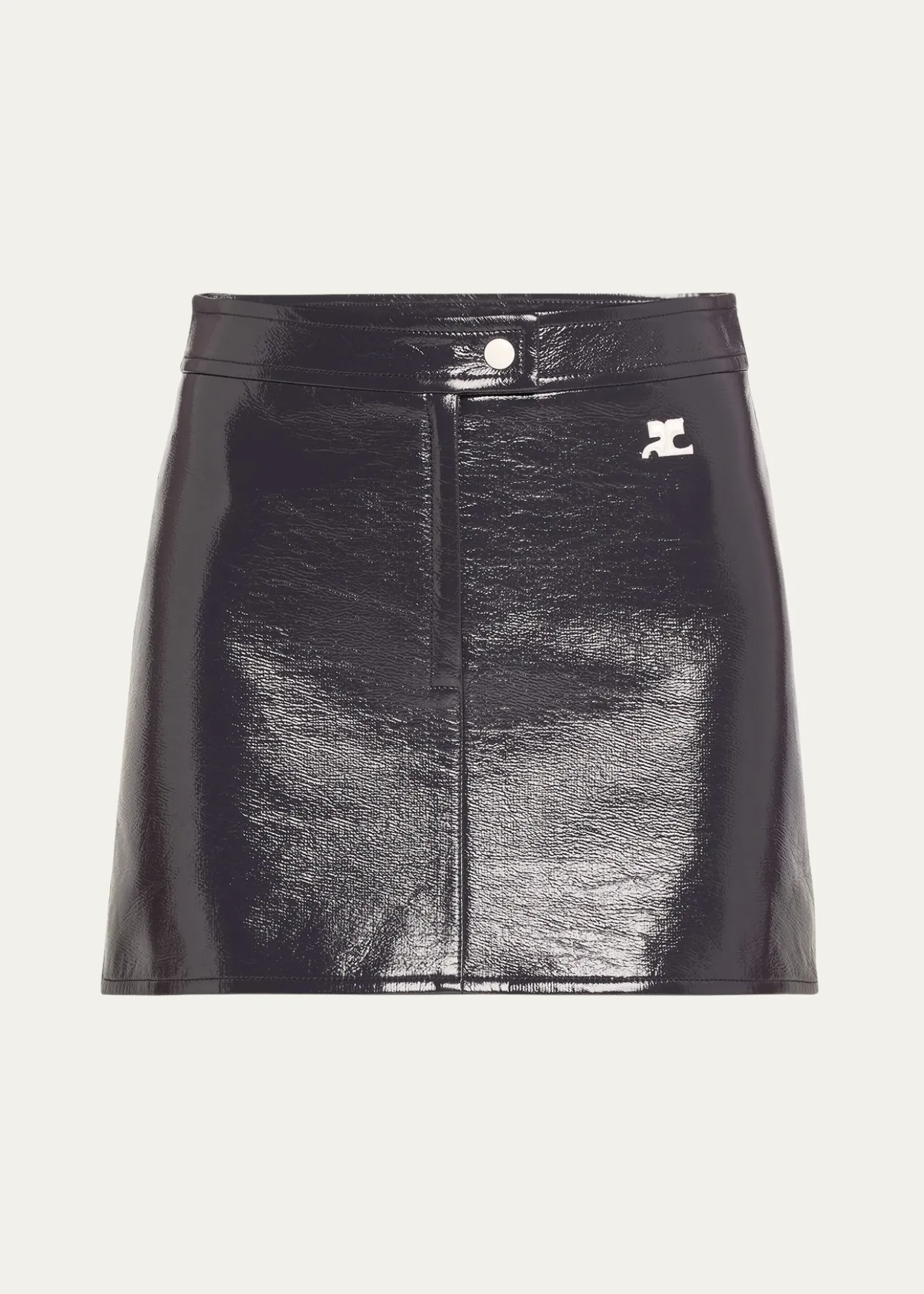 CourregesVinyle Reedition Mini Skirt