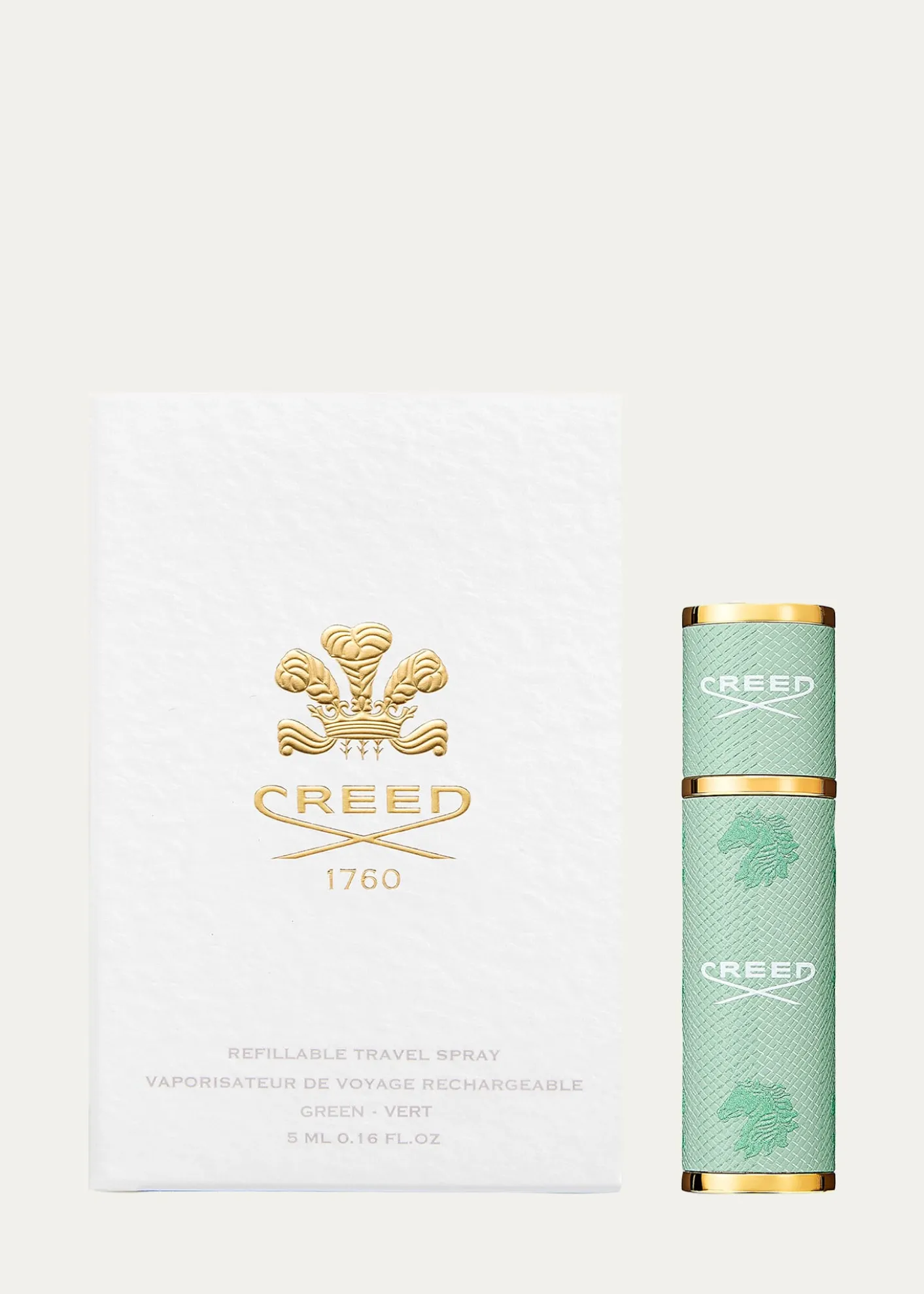 CREEDLimited-Edition Refillable Travel Perfume Atomizer – Celadon Green