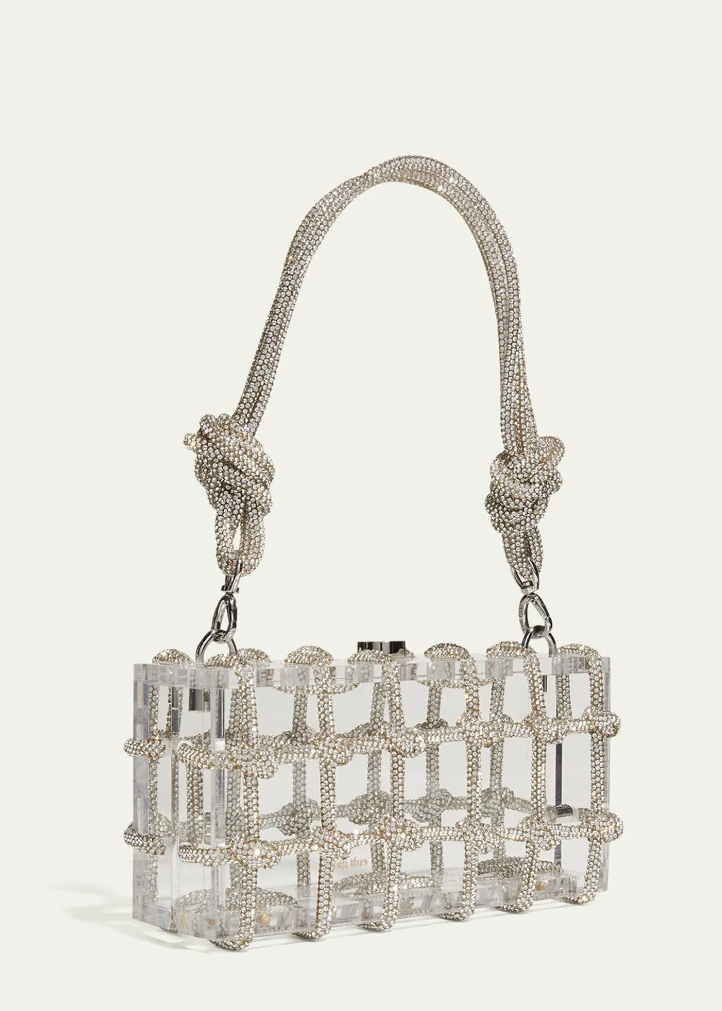 Cult GaiaBess Caged Embellished Box Shoulder Bag