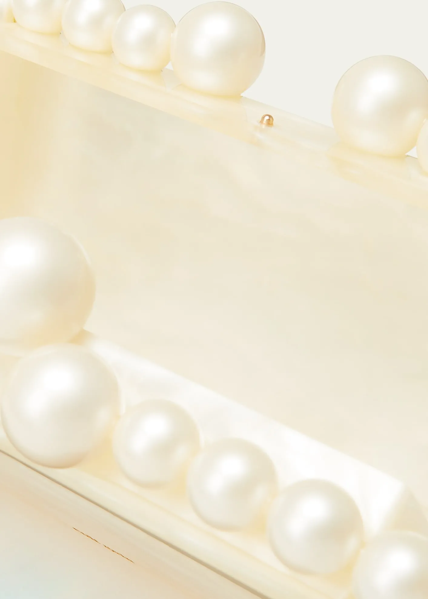 Cult GaiaEos Pearly Acrylic Clutch Bag