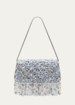 Cult GaiaIdalia Fringed Faux Stone Shoulder Bag
