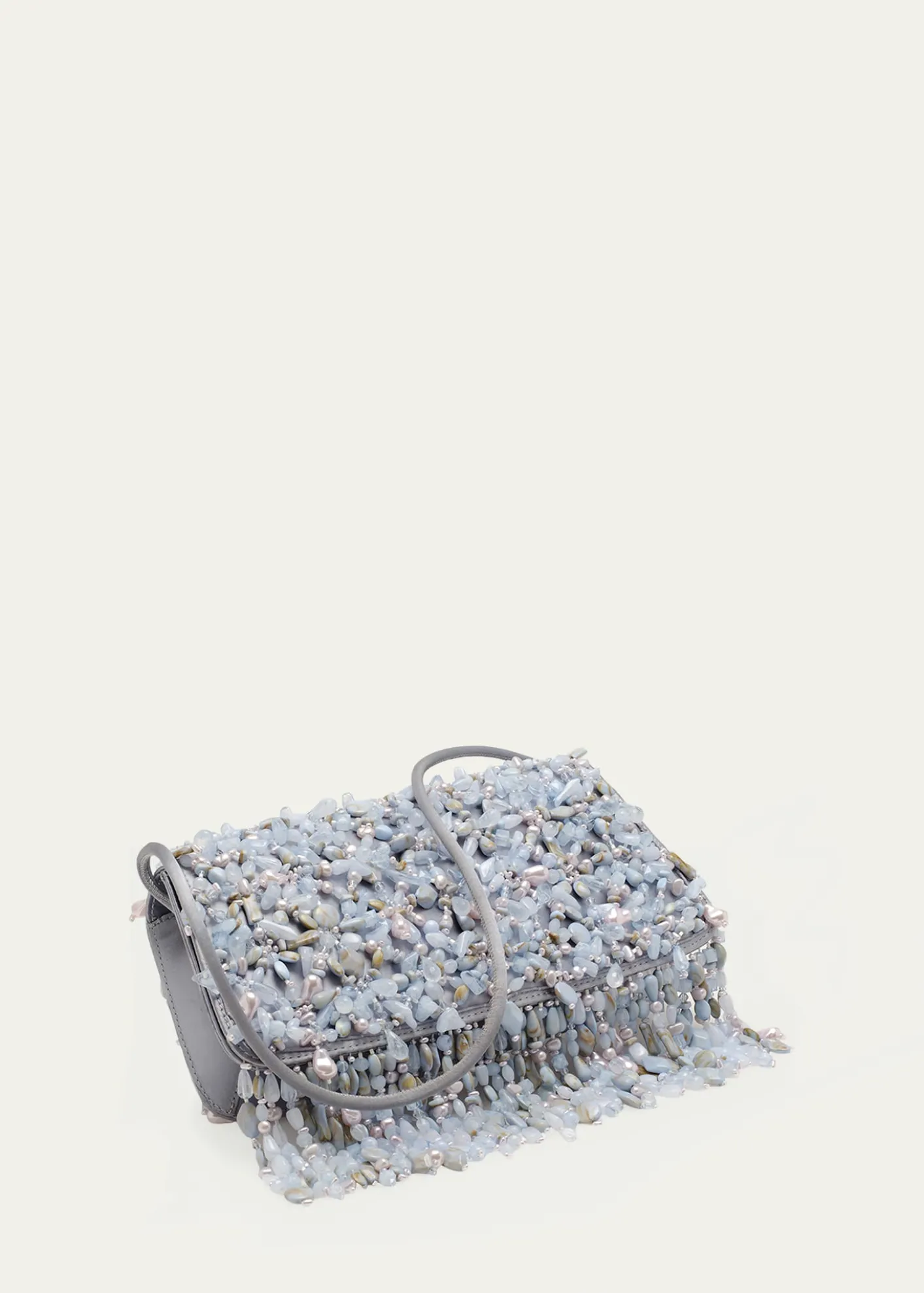 Cult GaiaIdalia Fringed Faux Stone Shoulder Bag