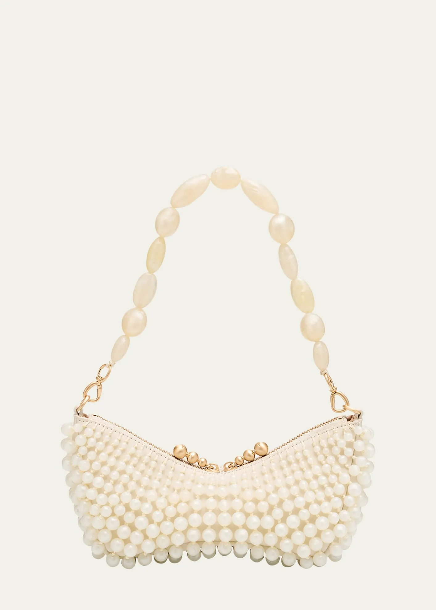 Cult GaiaMercier Beaded Zip Shoulder Bag