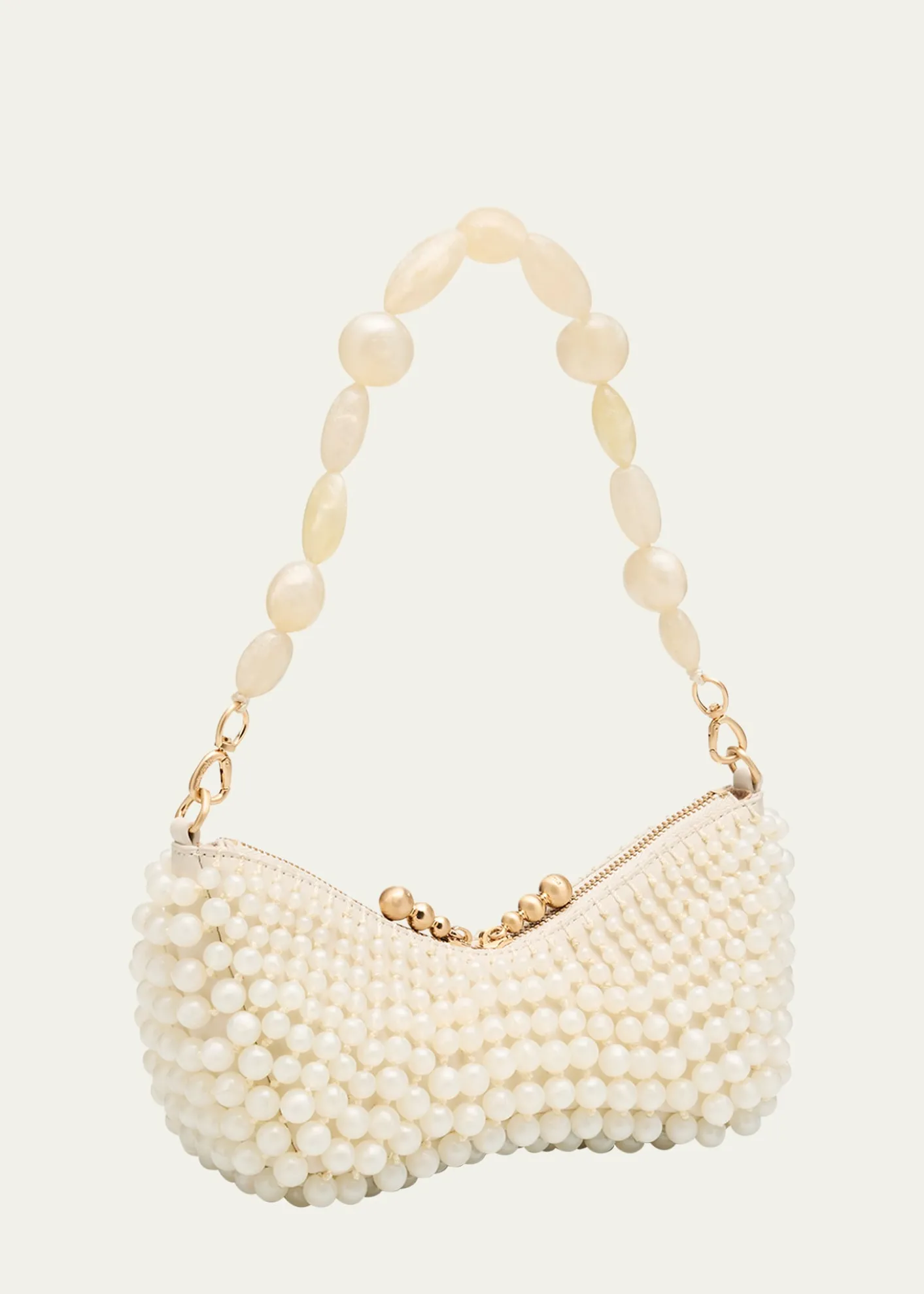 Cult GaiaMercier Beaded Zip Shoulder Bag