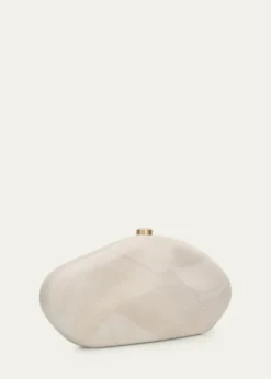 Cult GaiaThe Caldera Marbled Acrylic Clutch Bag