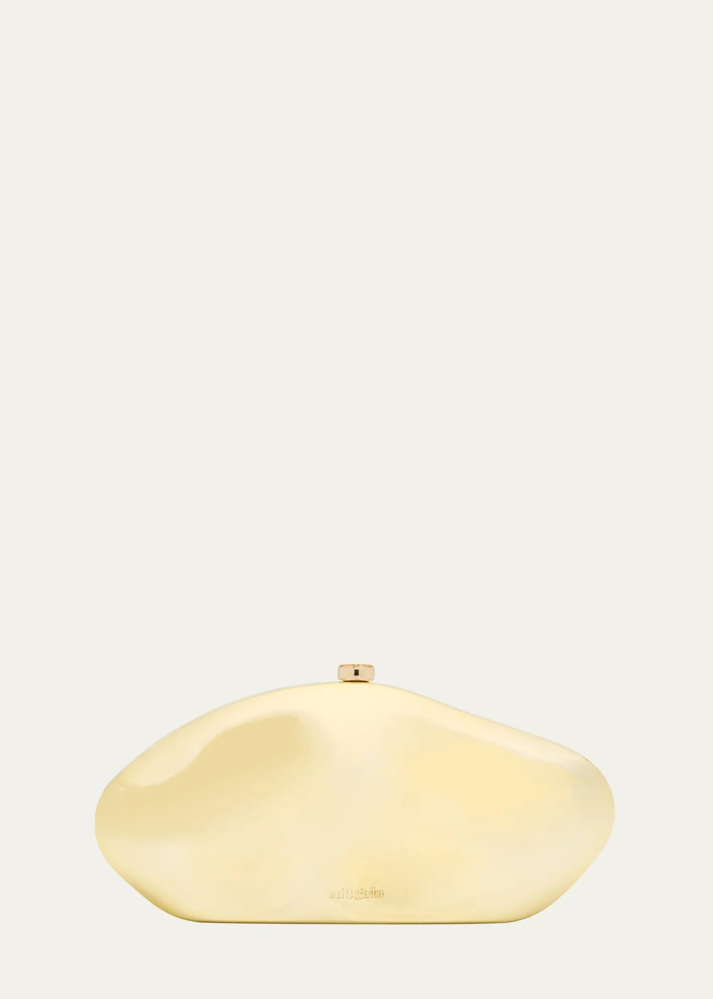 Cult GaiaThe Caldera Metallic Clutch Bag