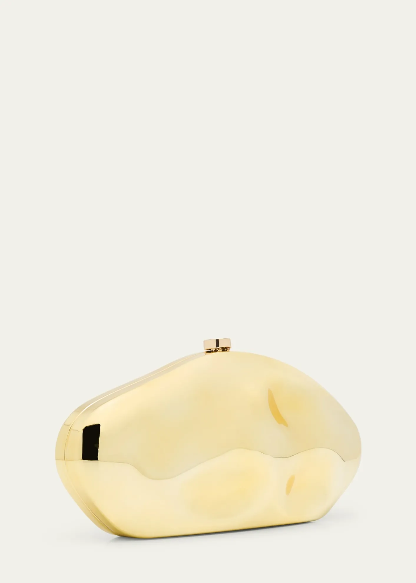 Cult GaiaThe Caldera Metallic Clutch Bag
