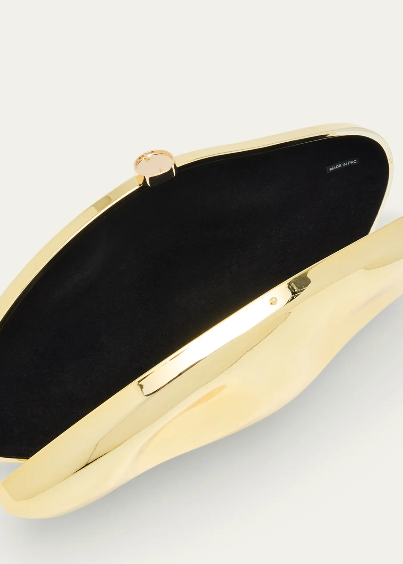 Cult GaiaThe Caldera Metallic Clutch Bag