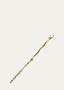 Dara KayeArchitrctura Lab-Grown Diamond Pear Solitaire Chain Bracelet