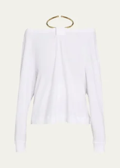 DARKPARKErin Necklace Off-The-Shoulder Top