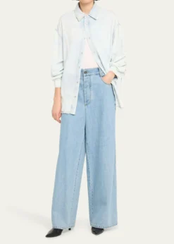 DARKPARKKeanu Ruched Denim Shirt