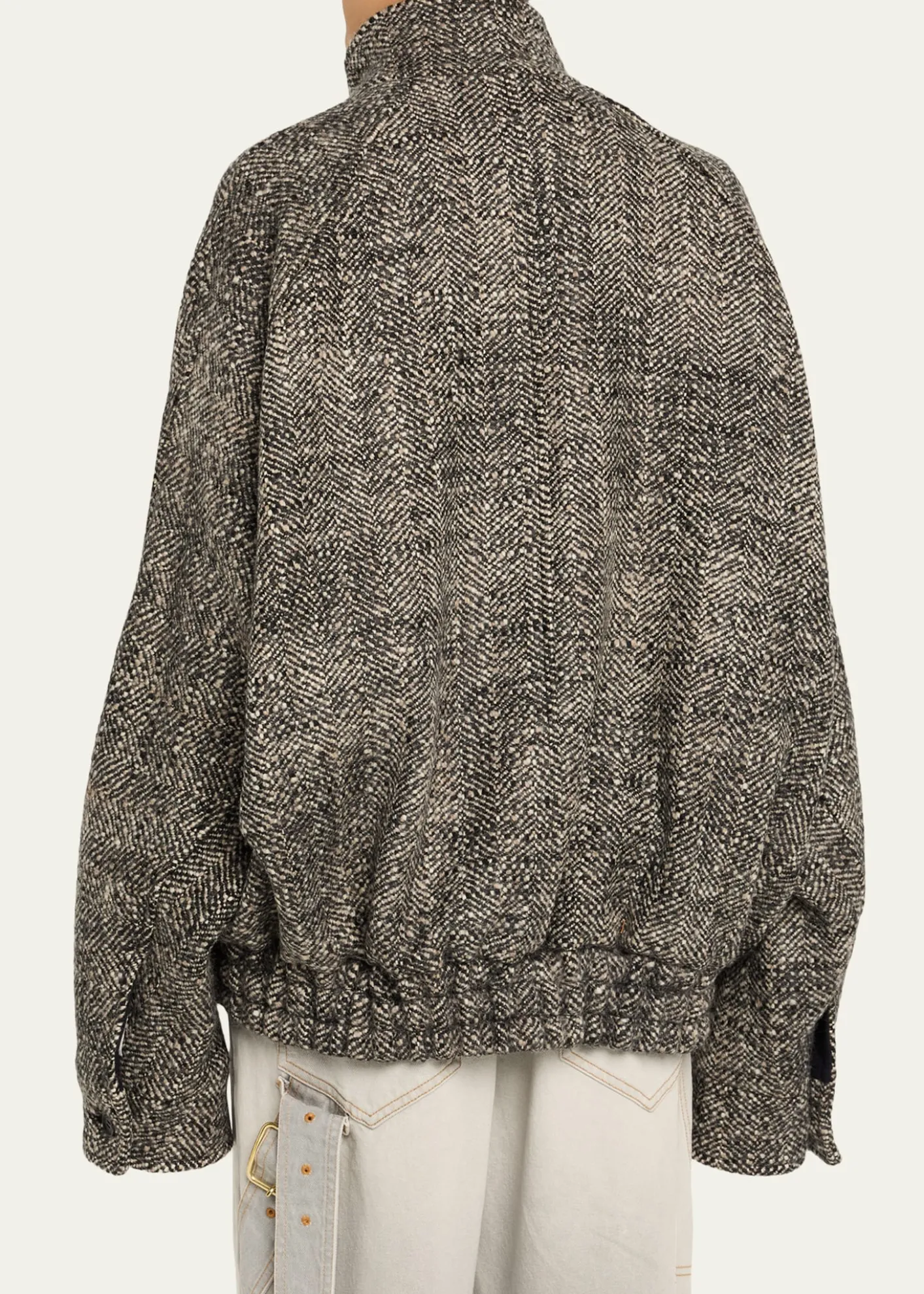 DARKPARKLee Oversized Herringbone Bomber Jacket